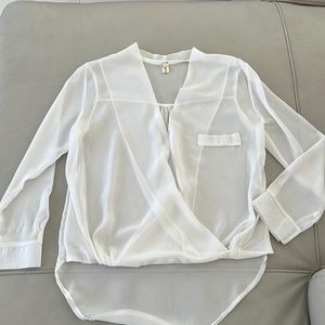 White See-through Top